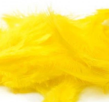 Metz Soft Hackle 2.5G Yellow Fly Tying Materials